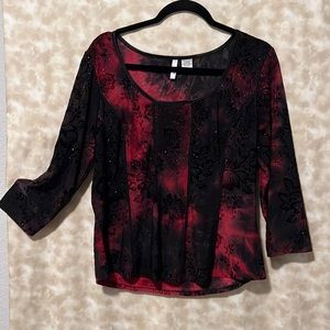 Sami and Jo . Long sleeve blouse. Gently worn.